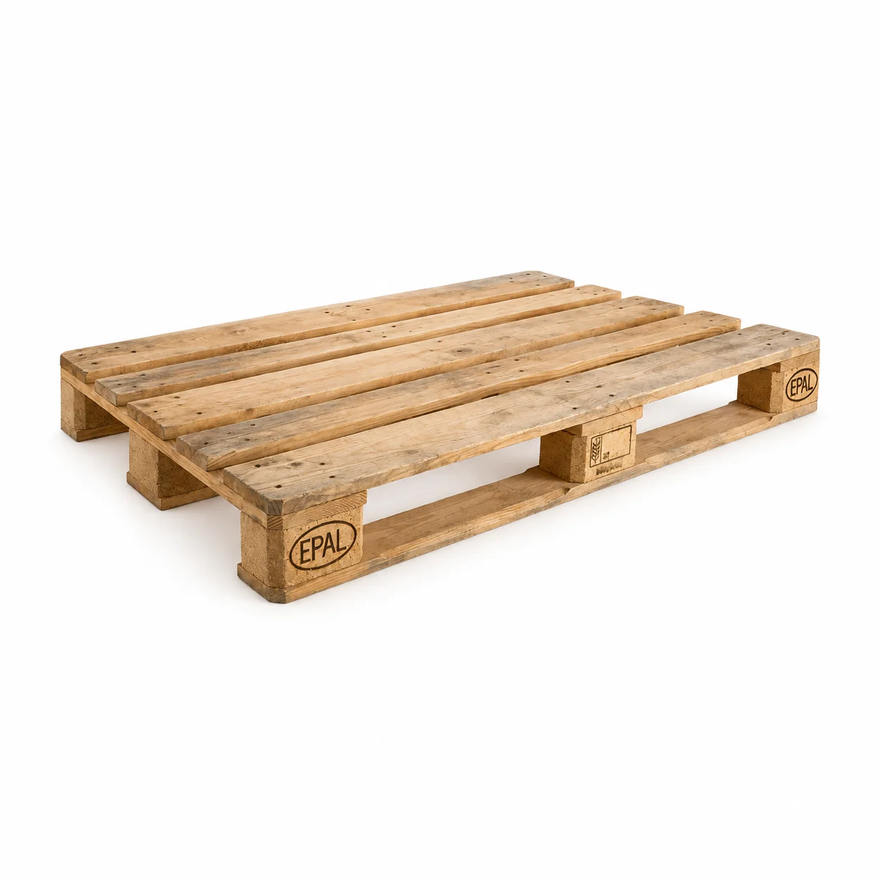 Used Grade B EPAL pallet, 1200 × 800 mm